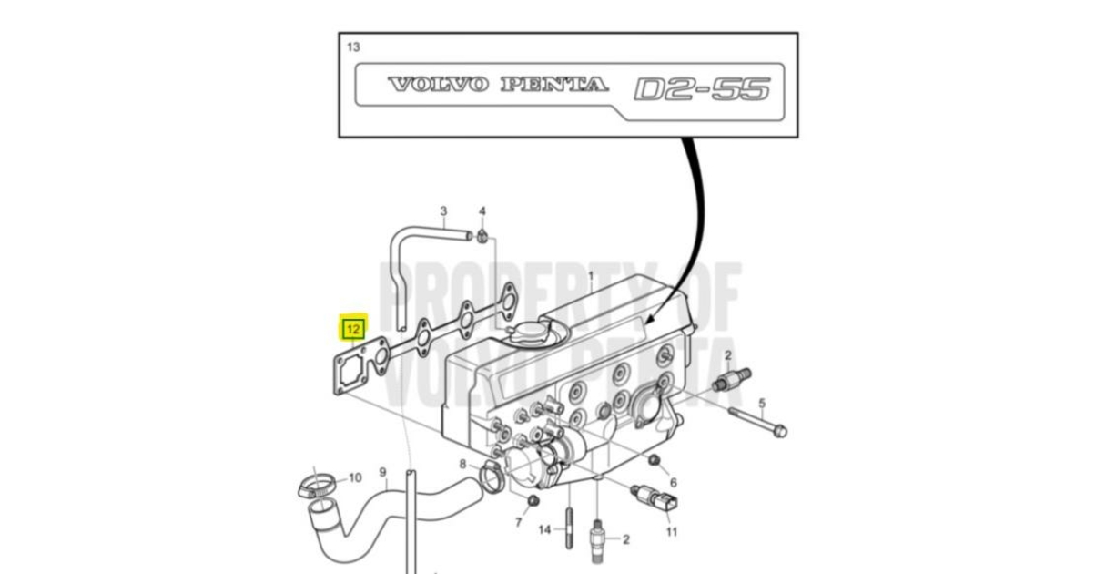 Poseidon Marine U-Joint Seal kit for Volvo Penta XDP-B DP-SM DPS-A,B SX
